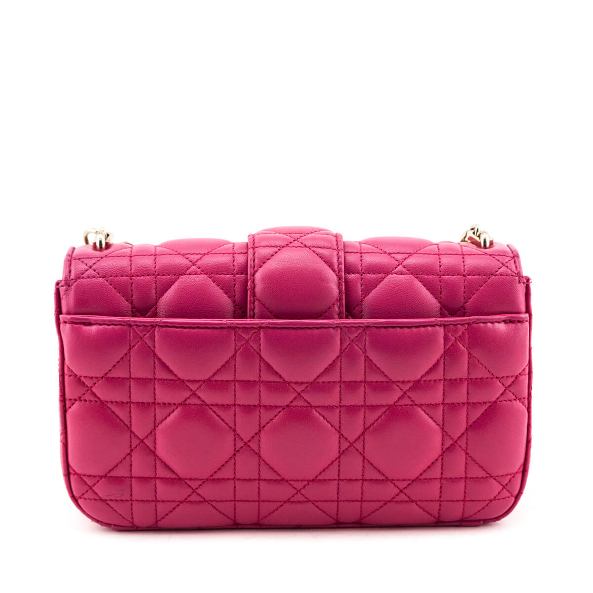 Dior Pink Lambskin Cannage Small Miss Dior Bag - Love that Bag etc - Preowned Authentic Designer Handbags & Preloved Fashions