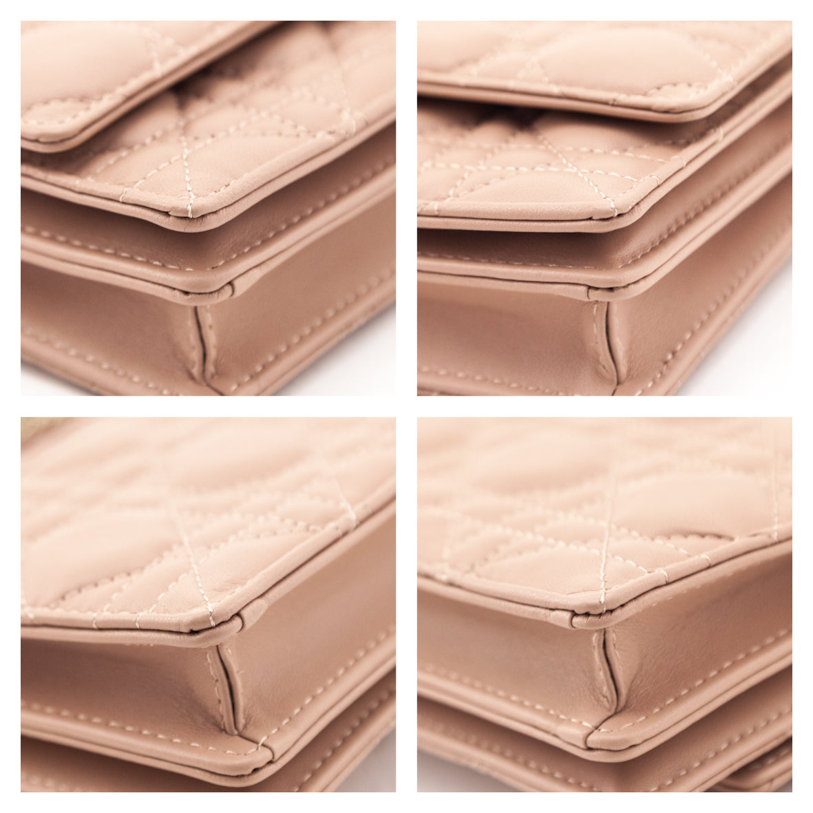 Dior Powder Beige Lambskin Cannage My Dior Mini Bag - Love that Bag etc - Preowned Authentic Designer Handbags & Preloved Fashions