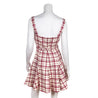 Dior Red & Ivory Wool Plaid Mini Dress Size S | FR 38 - Love that Bag etc - Preowned Authentic Designer Handbags & Preloved Fashions
