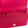 Dior Warm Fuschia Lambskin Cannage Lady Dior Chain Pouch with Inserts - Love that Bag etc - Preowned Authentic Designer Handbags & Preloved Fashions