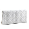 Dior White Cannage Lambskin Lady Dior Convertible Clutch - Love that Bag etc - Preowned Authentic Designer Handbags & Preloved Fashions