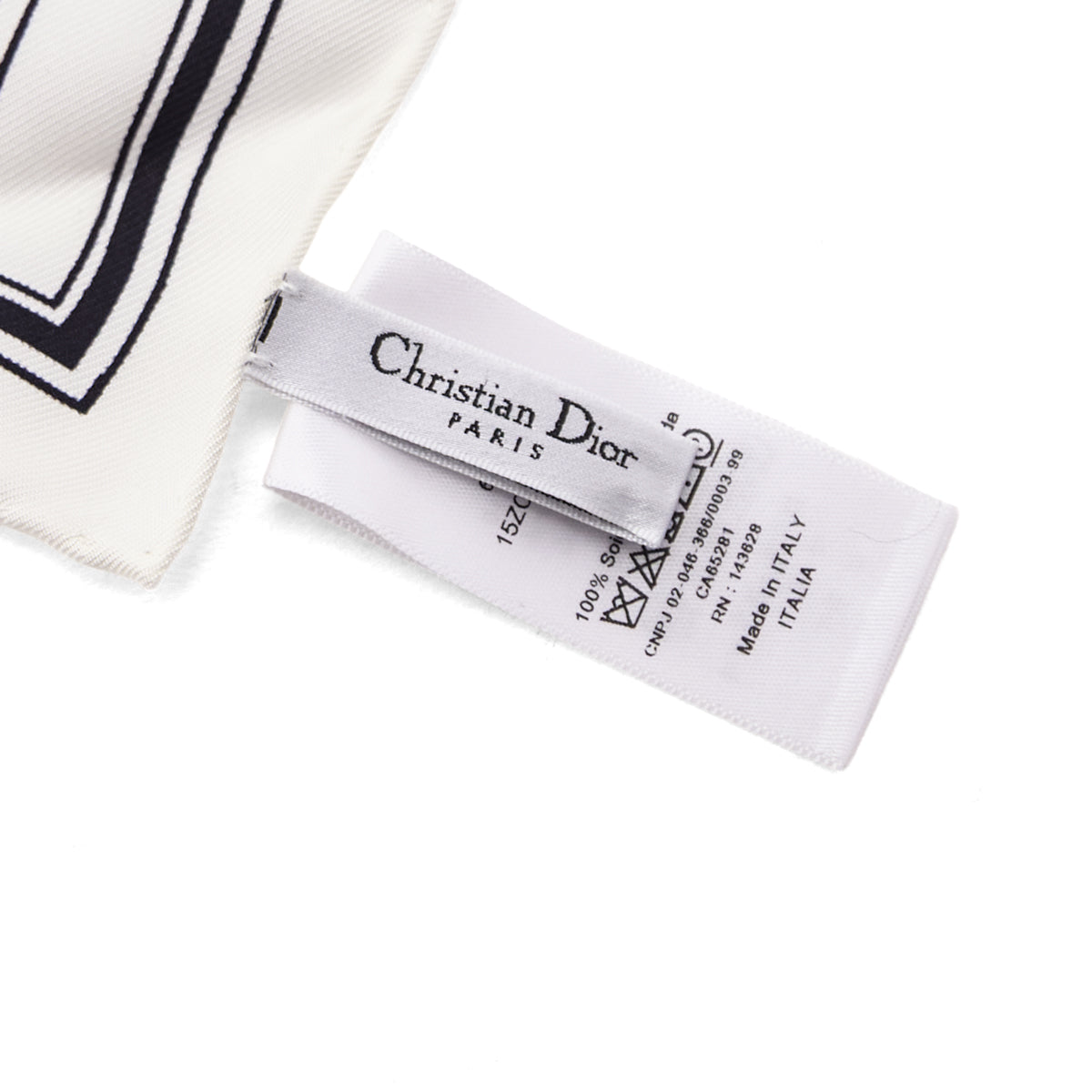 Dior White Silk Zodiac Scarf 90 - Love that Bag etc - Preowned Authentic Designer Handbags & Preloved Fashions