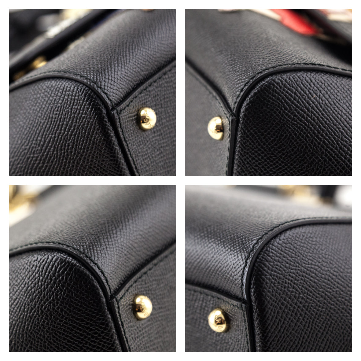 Dolce & Gabbana Black Dauphine Medium DG Family Patch Miss Sicily Satchel - Love that Bag etc - Preowned Authentic Designer Handbags & Preloved Fashions