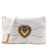 Dolce & Gabbana White Small Devotion Soft Crossbody Bag - Love that Bag etc - Preowned Authentic Designer Handbags & Preloved Fashions