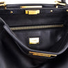 Fendi Black Nappa Medium Peekaboo Iconic Satchel - Love that Bag etc - Preowned Authentic Designer Handbags & Preloved Fashions