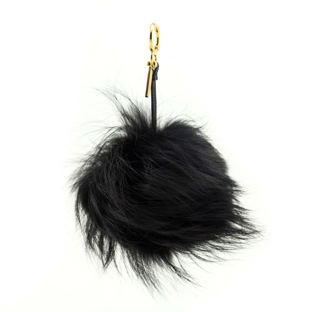 Fendi Black & Yellow Fur Monster Bag Charm - Love that Bag etc - Preowned Authentic Designer Handbags & Preloved Fashions