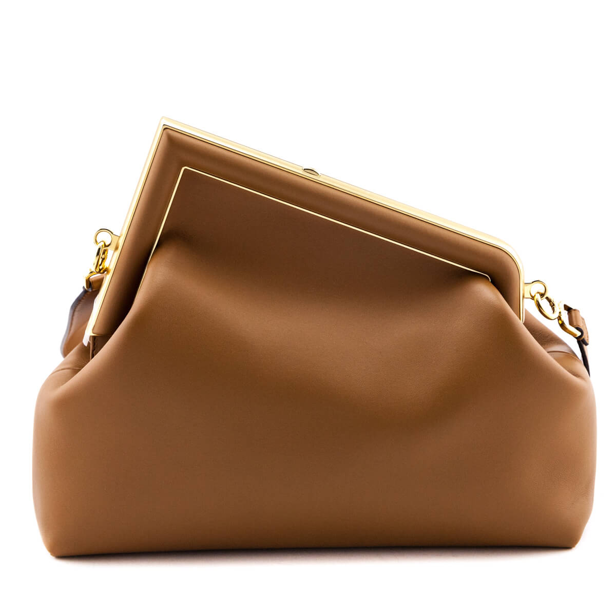 FENDI: First bag in nappa leather - Beige