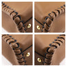 Fendi Brown Whipstitched Leather Large Peekaboo - Love that Bag etc - Preowned Authentic Designer Handbags & Preloved Fashions