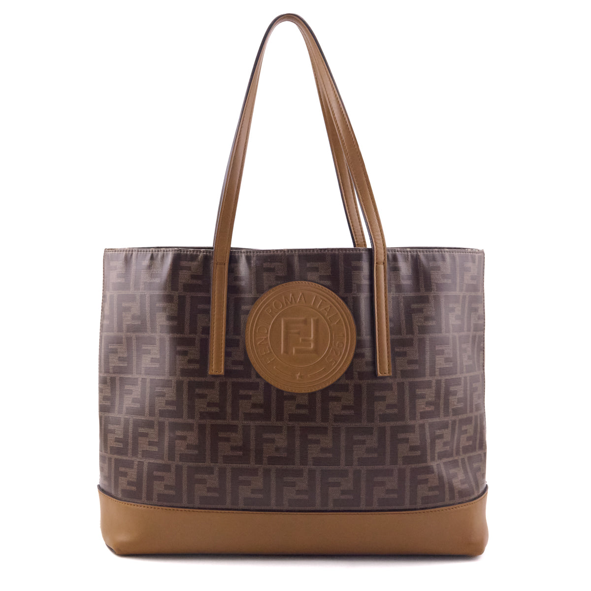 Fendi Camel Zucca Tote - Love that Bag etc - Preowned Authentic Designer Handbags & Preloved Fashions