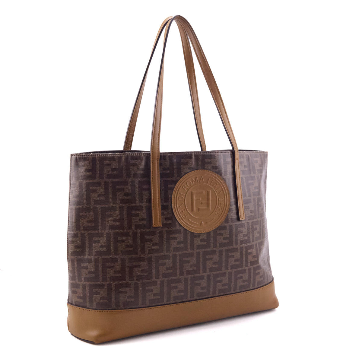 Fendi Camel Zucca Tote - Love that Bag etc - Preowned Authentic Designer Handbags & Preloved Fashions