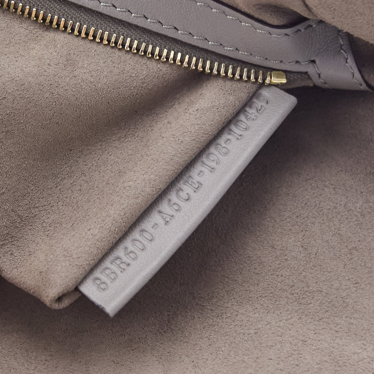 Fendi Gray & Red Vitello Grace FF 1974 Flip Baguette