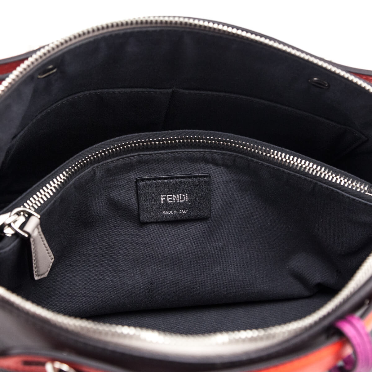 Fendi Multicolor Calfskin Small By The Way Boston Bag - Love that Bag etc - Preowned Authentic Designer Handbags & Preloved Fashions