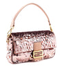 Fendi Pink Sequin Paillettes Vitello Grace Re-Edition Baguette - Love that Bag etc - Preowned Authentic Designer Handbags & Preloved Fashions