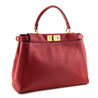 Fendi Red Nappa Medium Peekaboo Bag - Love that Bag etc - Preowned Authentic Designer Handbags & Preloved Fashions