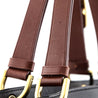 Fendi Tobacco Pequin Striped Vitello Tote - Love that Bag etc - Preowned Authentic Designer Handbags & Preloved Fashions