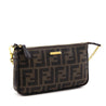 Fendi Tobacco Zucca Coated Canvas Small Pouch - Love that Bag etc - Preowned Authentic Designer Handbags & Preloved Fashions