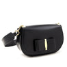 Ferragamo Black Calfskin Anna Shoulder Bag - Love that Bag etc - Preowned Authentic Designer Handbags & Preloved Fashions