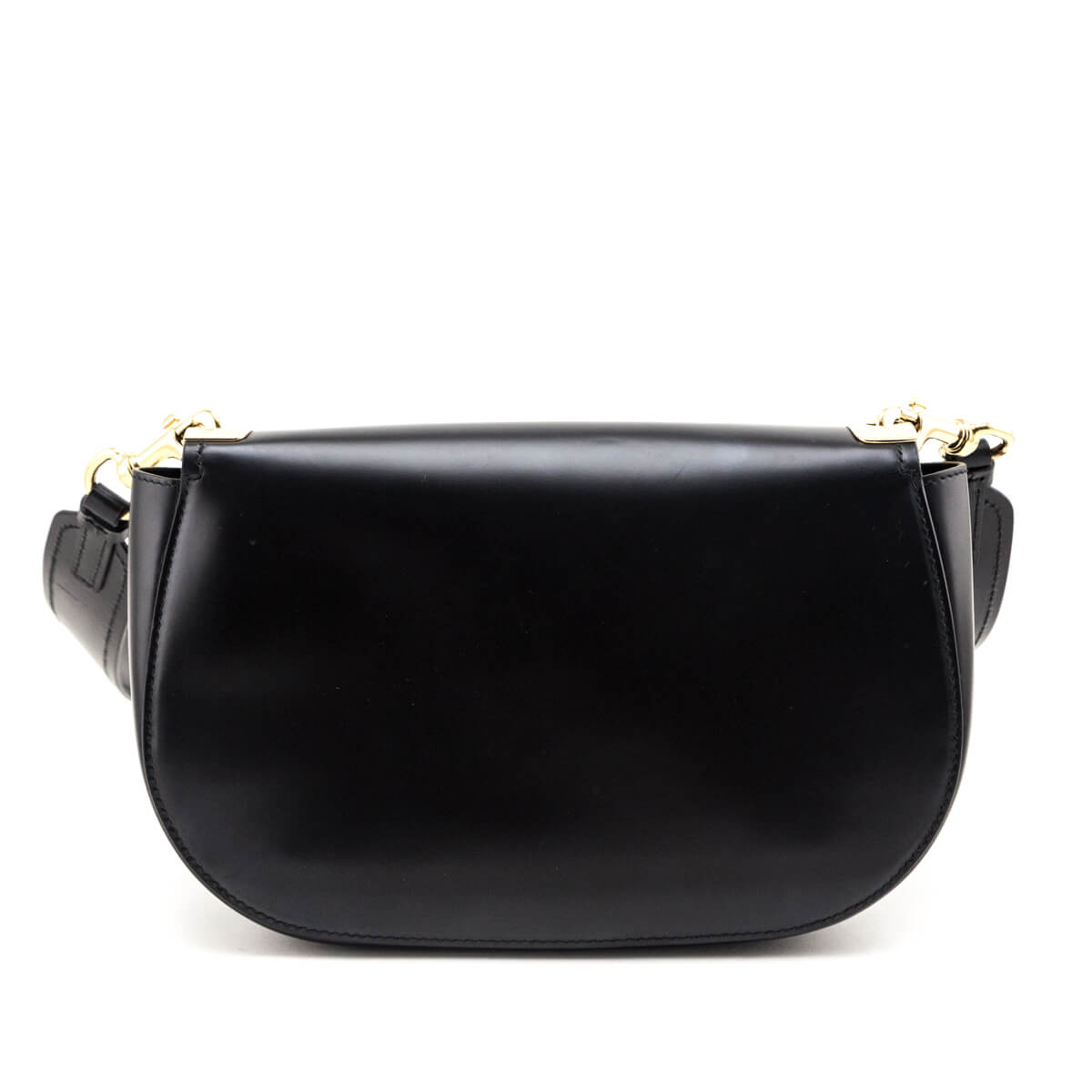 Ferragamo Black Calfskin Anna Shoulder Bag - Love that Bag etc - Preowned Authentic Designer Handbags & Preloved Fashions