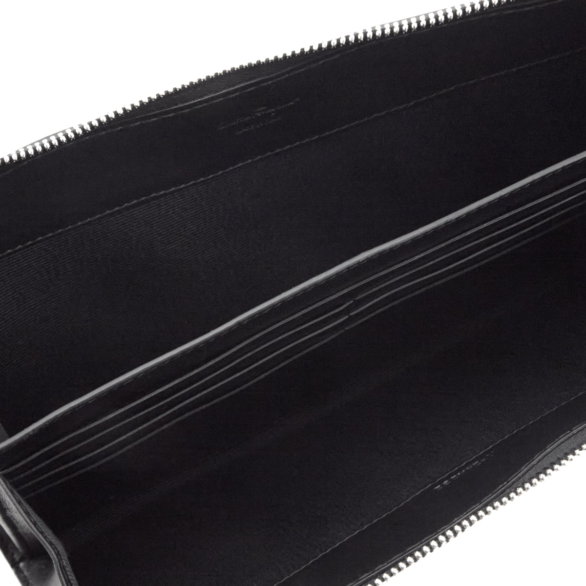 Ferragamo Black & Navy Calfskin Gancini Clutch