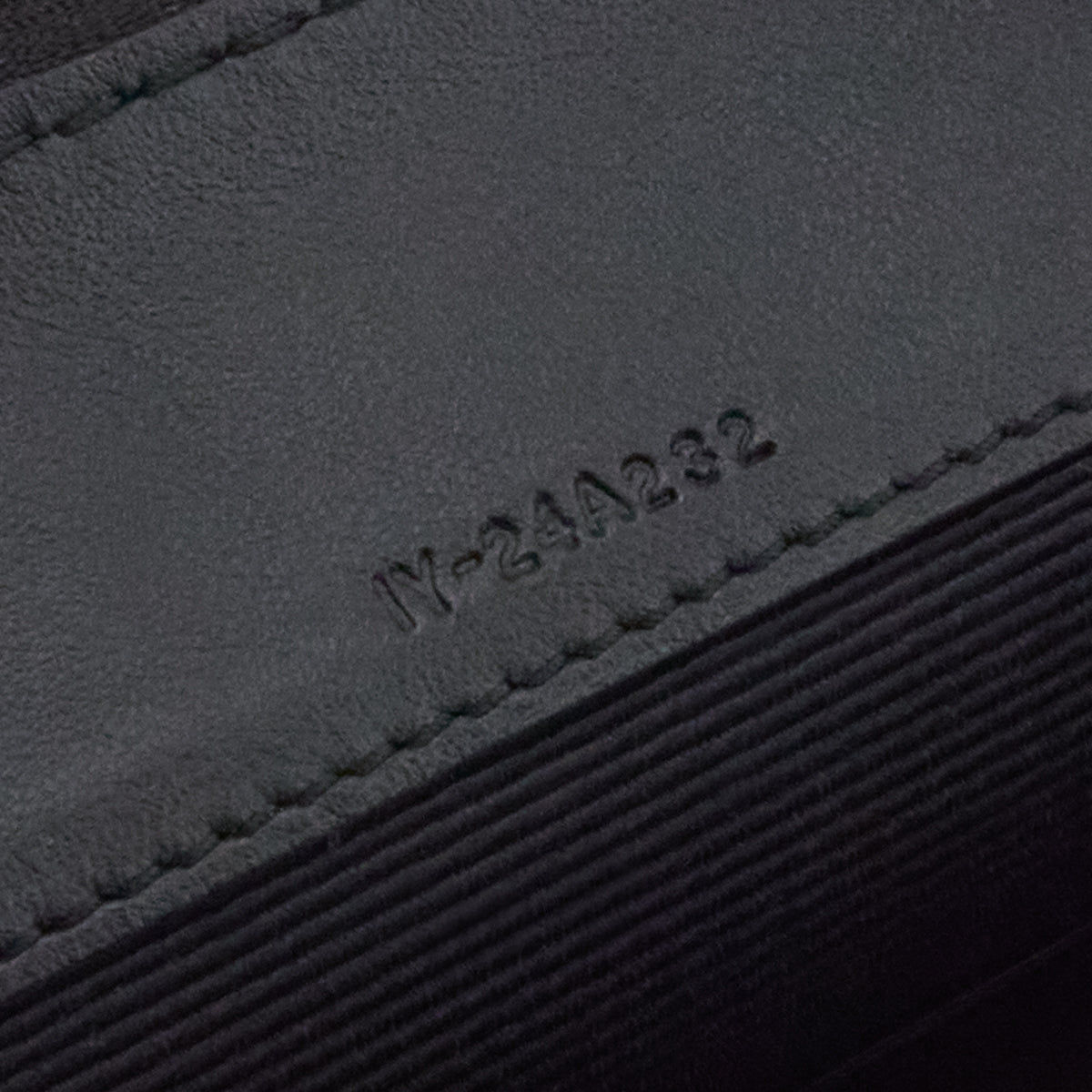 Ferragamo Black & Navy Calfskin Gancini Clutch