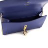 Ferragamo Crocus Blue Calf Gancini Icona Mini Bag - Love that Bag etc - Preowned Authentic Designer Handbags & Preloved Fashions