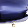 Ferragamo Crocus Blue Calf Gancini Icona Mini Bag - Love that Bag etc - Preowned Authentic Designer Handbags & Preloved Fashions