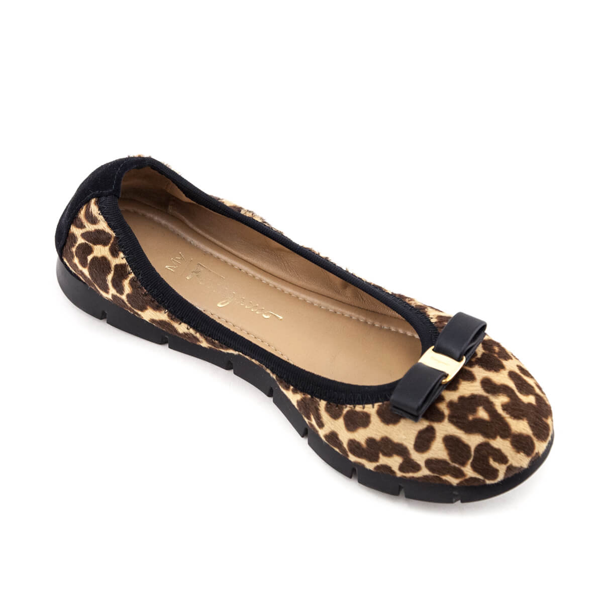 Ferragamo Leopard Pony Hair Ballet Flats Size US 5 | EU 35 - Love that Bag etc - Preowned Authentic Designer Handbags & Preloved Fashions