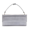 Ferragamo Silver Metallic Evening Clutch - Love that Bag etc - Preowned Authentic Designer Handbags & Preloved Fashions