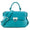 Ferragamo Teal Grained Calfskin Sofia Bag