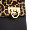 Ferragamo Leopard Print Calf Hair Mya Flip Lock Bag - Love that Bag etc - Preowned Authentic Designer Handbags & Preloved Fashions