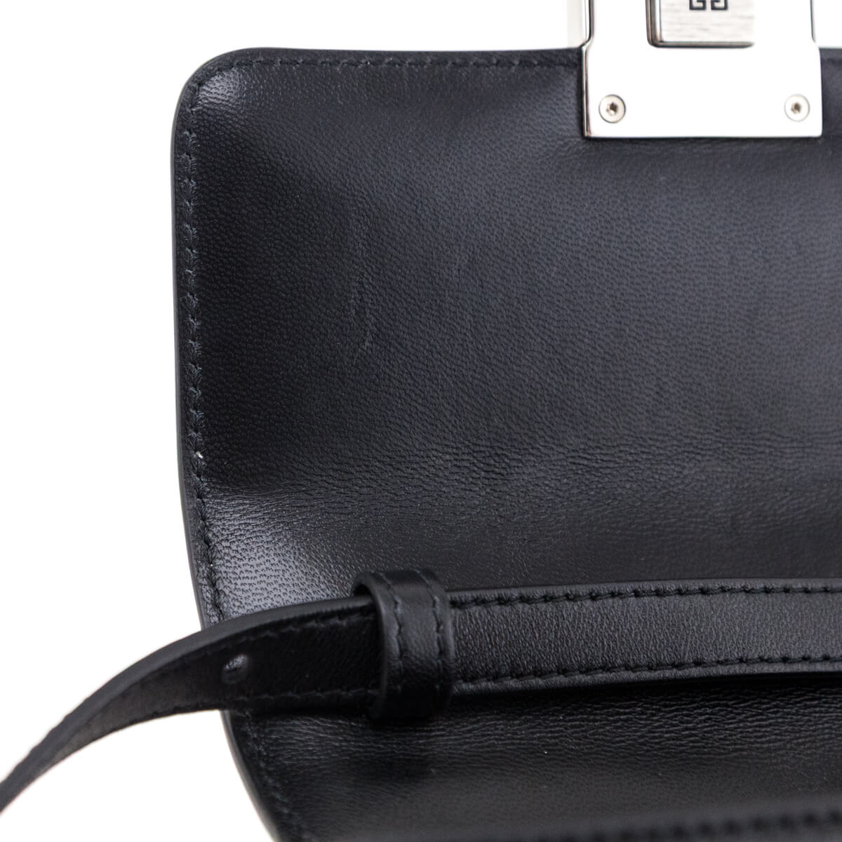 Givenchy Black Lambskin Quilted Small 4G Crossbody - Love that Bag etc - Preowned Authentic Designer Handbags & Preloved Fashions
