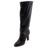 Givenchy Black Leather Pleated Knee High Boots Size US 7 | EU 37 - Love that Bag etc - Preowned Authentic Designer Handbags & Preloved Fashions