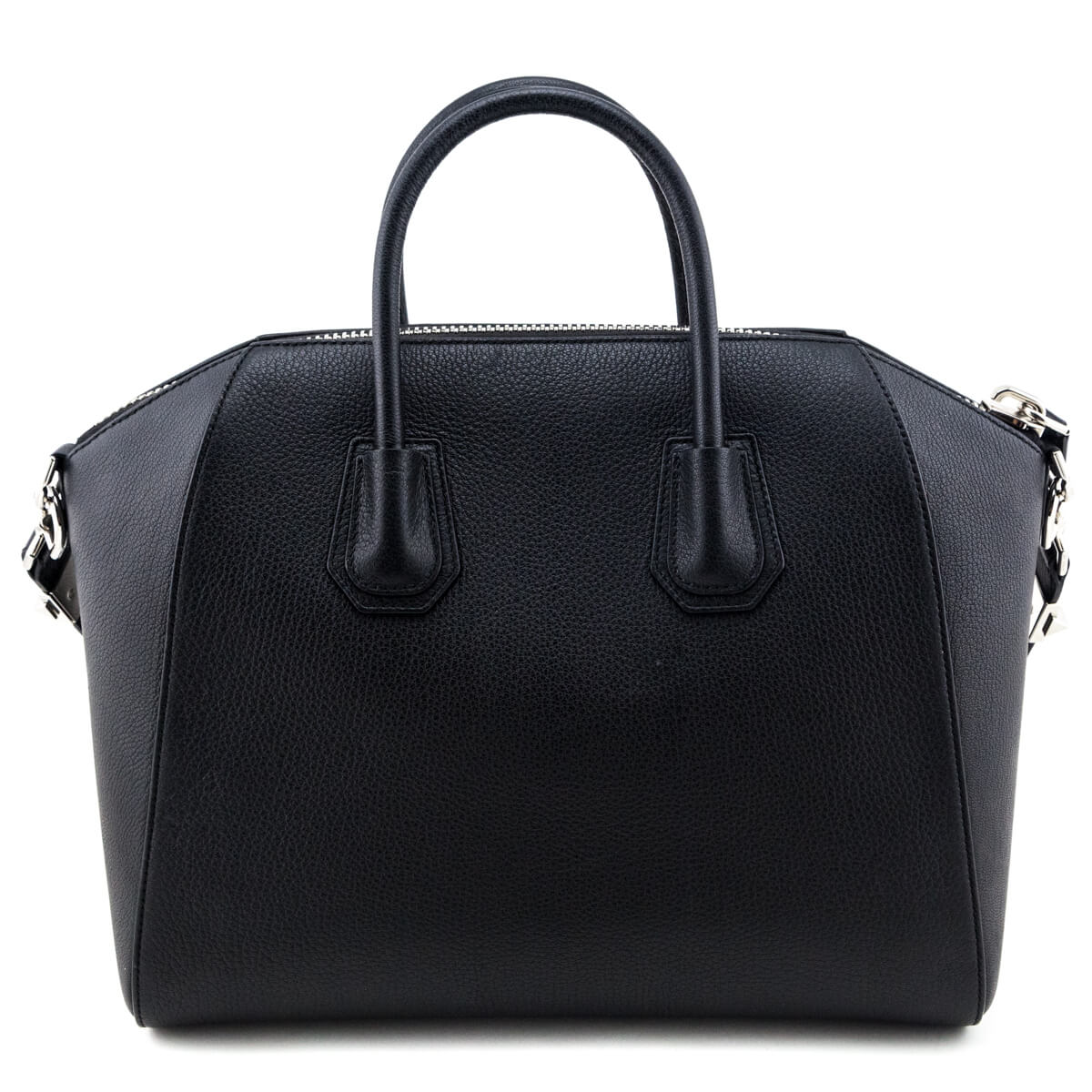 Givenchy Black Sugar Goatskin Medium Antigona Bag - Love that Bag etc - Preowned Authentic Designer Handbags & Preloved Fashions