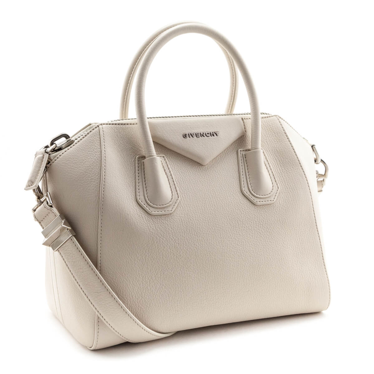 Givenchy Beige Mini Antigona Bag in Natural