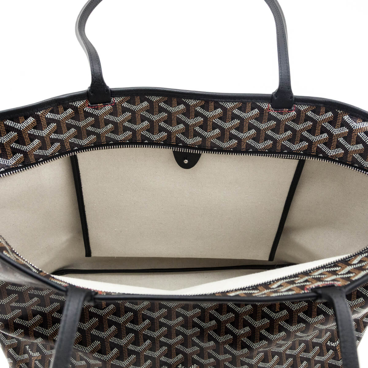 Goyard Black Goyardine Artois MM Tote - Love that Bag etc - Preowned Authentic Designer Handbags & Preloved Fashions