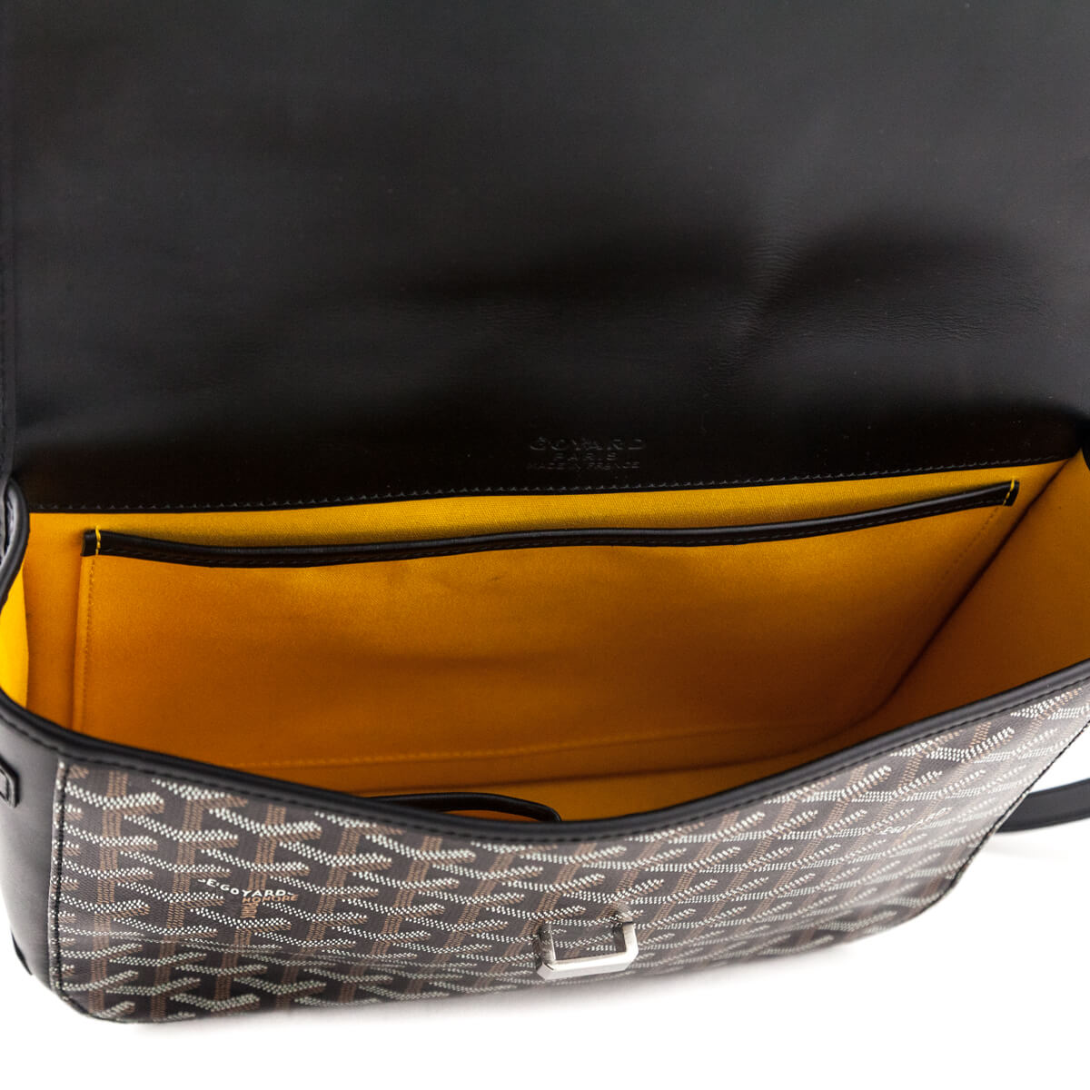 Goyard Black Goyardine Belvedere II MM Messenger Bag Goyard