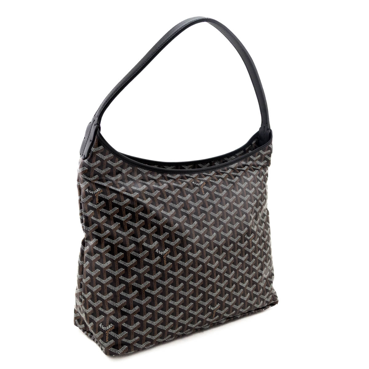 Goyard Black Goyardine Boheme Hobo - Love that Bag etc - Preowned Authentic Designer Handbags & Preloved Fashions