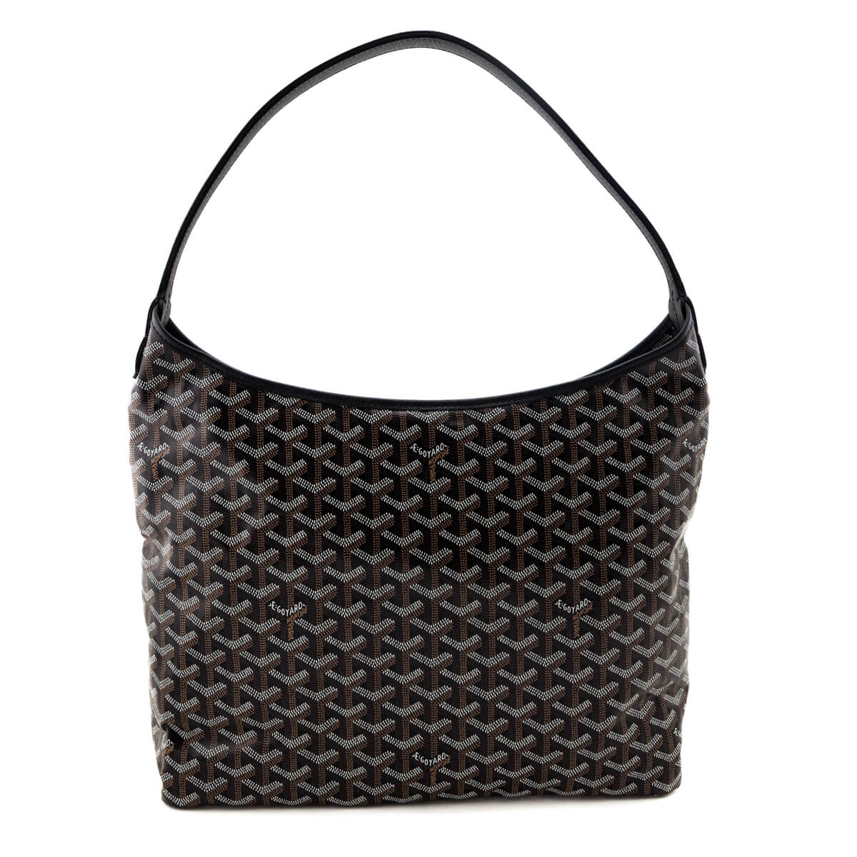 Goyard Black Goyardine Boheme Hobo - Love that Bag etc - Preowned Authentic Designer Handbags & Preloved Fashions