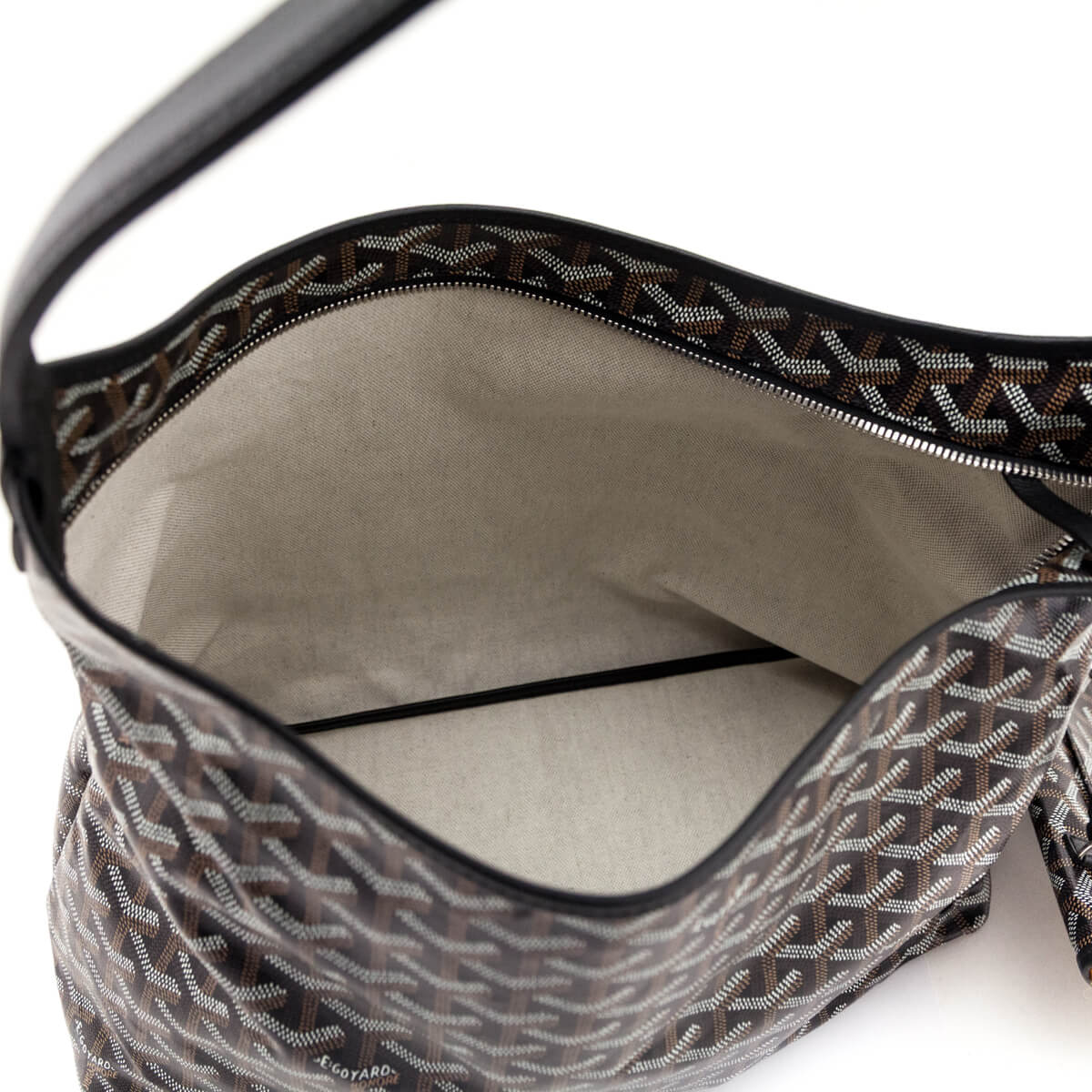Goyard Black Goyardine Boheme Hobo - Love that Bag etc - Preowned Authentic Designer Handbags & Preloved Fashions