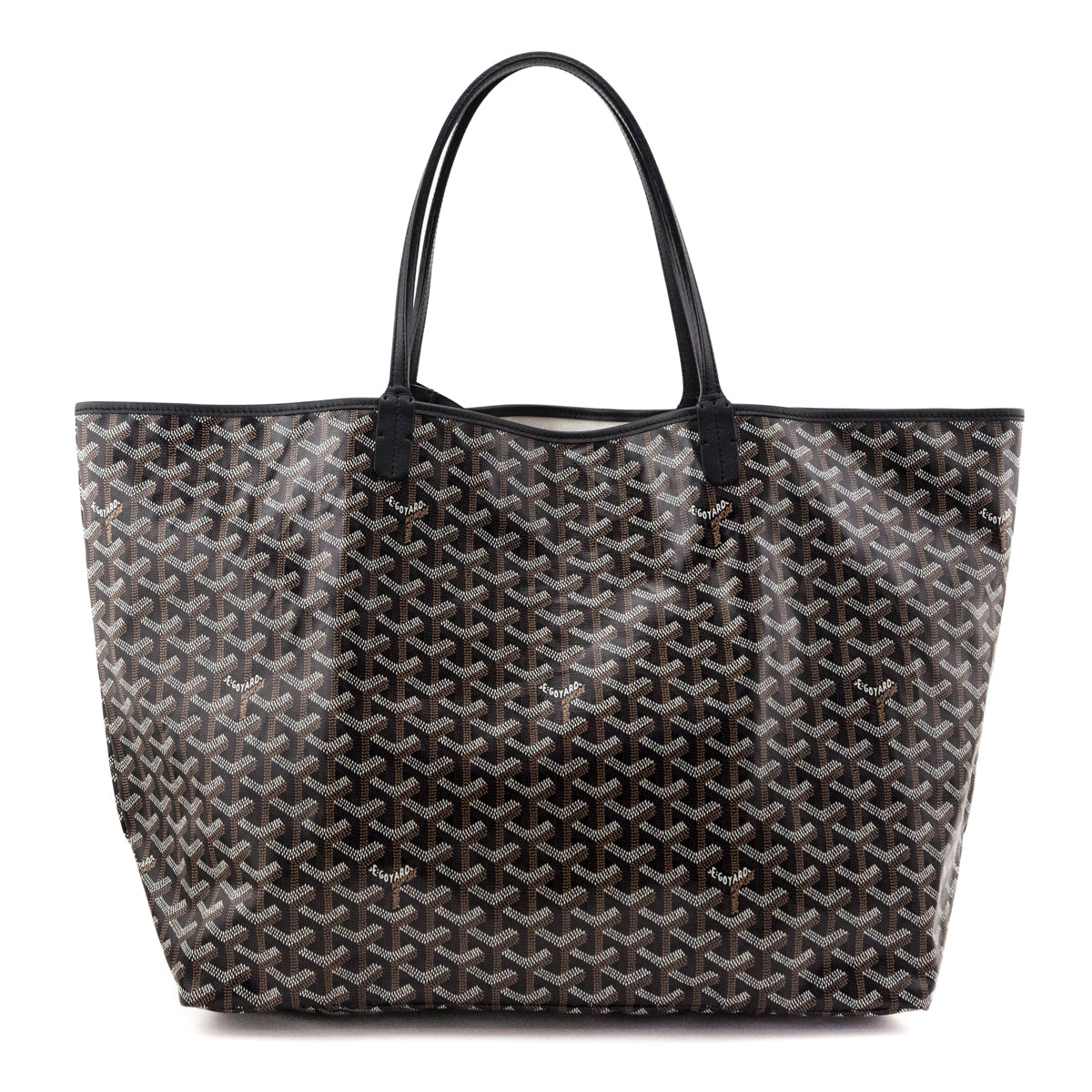 Goyard Black Goyardine Saint Louis GM