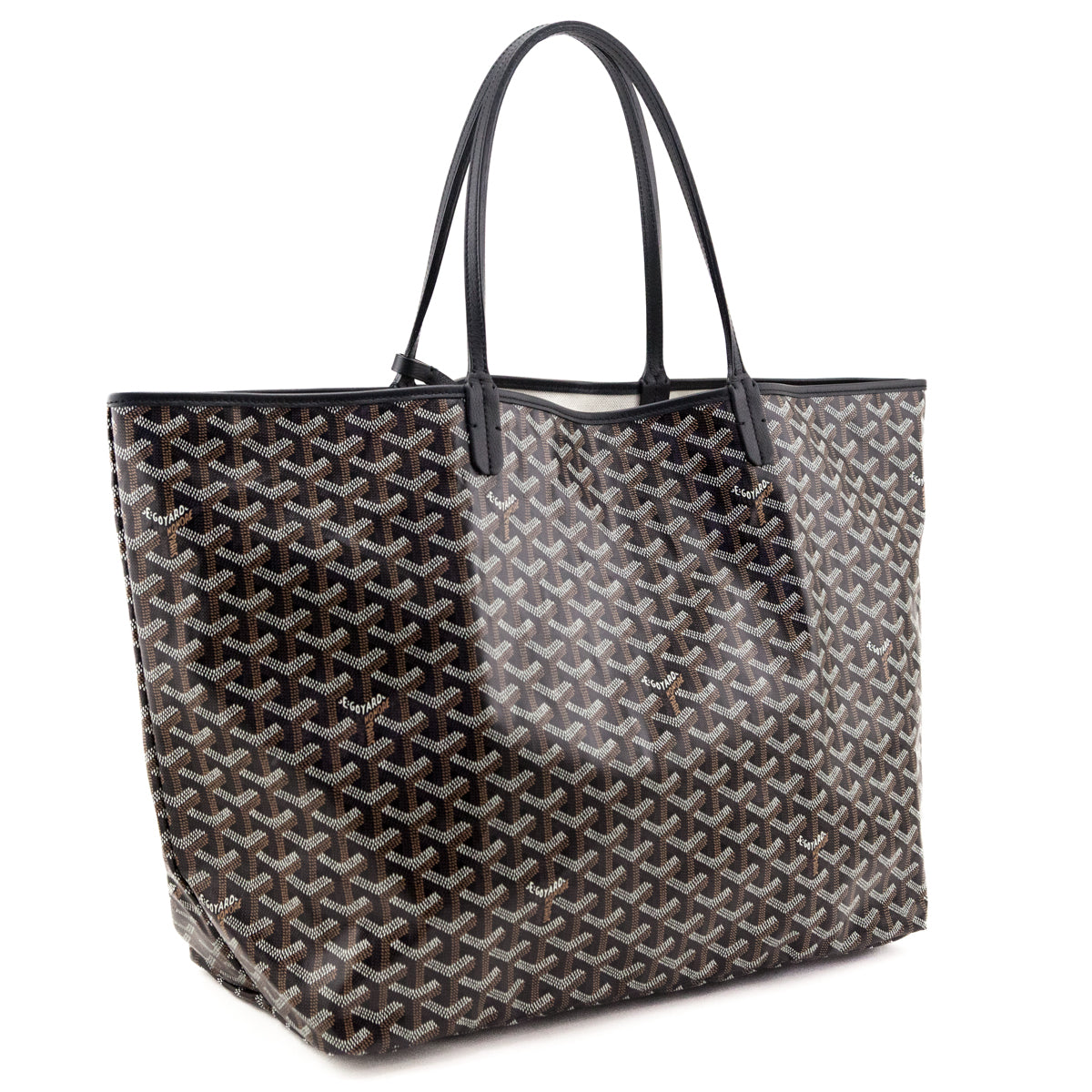 Goyard Black Goyardine Saint Louis GM