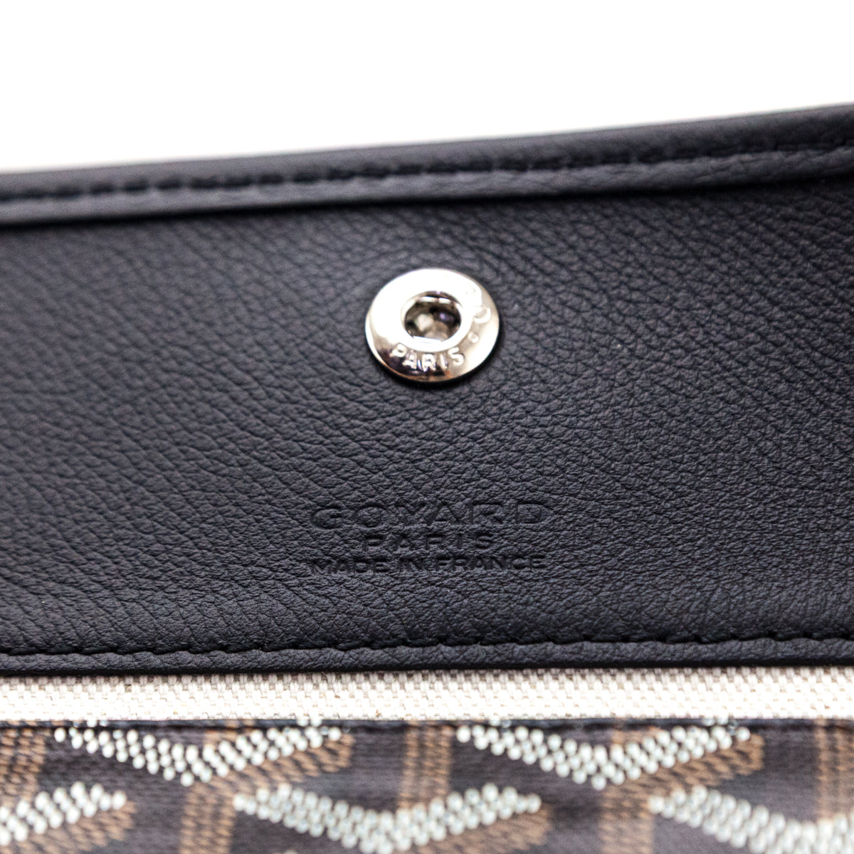 Goyard Black Goyardine Saint Louis GM