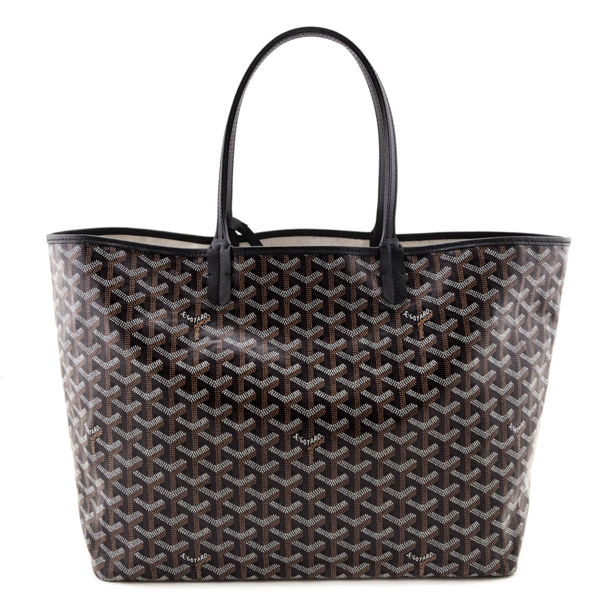 Goyard Black Goyardine Saint Louis PM