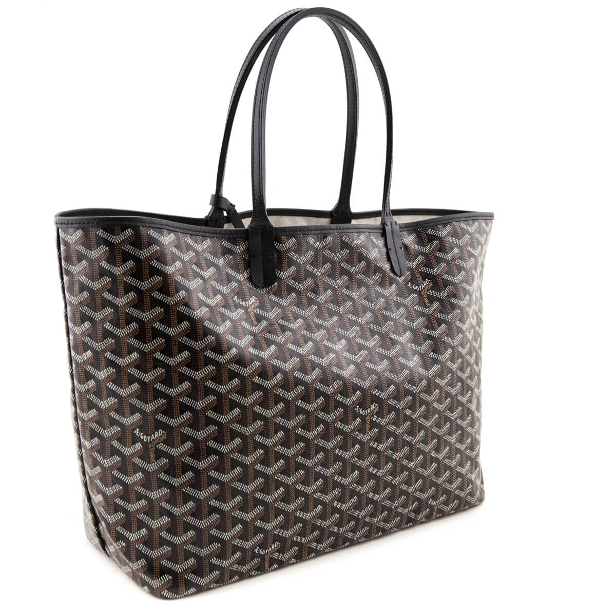 Goyard Black Goyardine Saint Louis PM