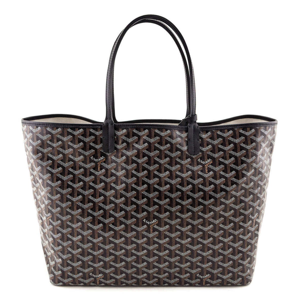 Goyard Black Goyardine Saint Louis PM