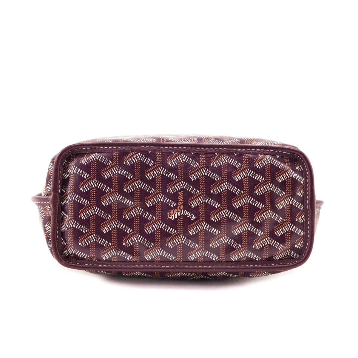 Goyard Burgundy Goyardine Reversible Mini Anjou - Love that Bag etc - Preowned Authentic Designer Handbags & Preloved Fashions
