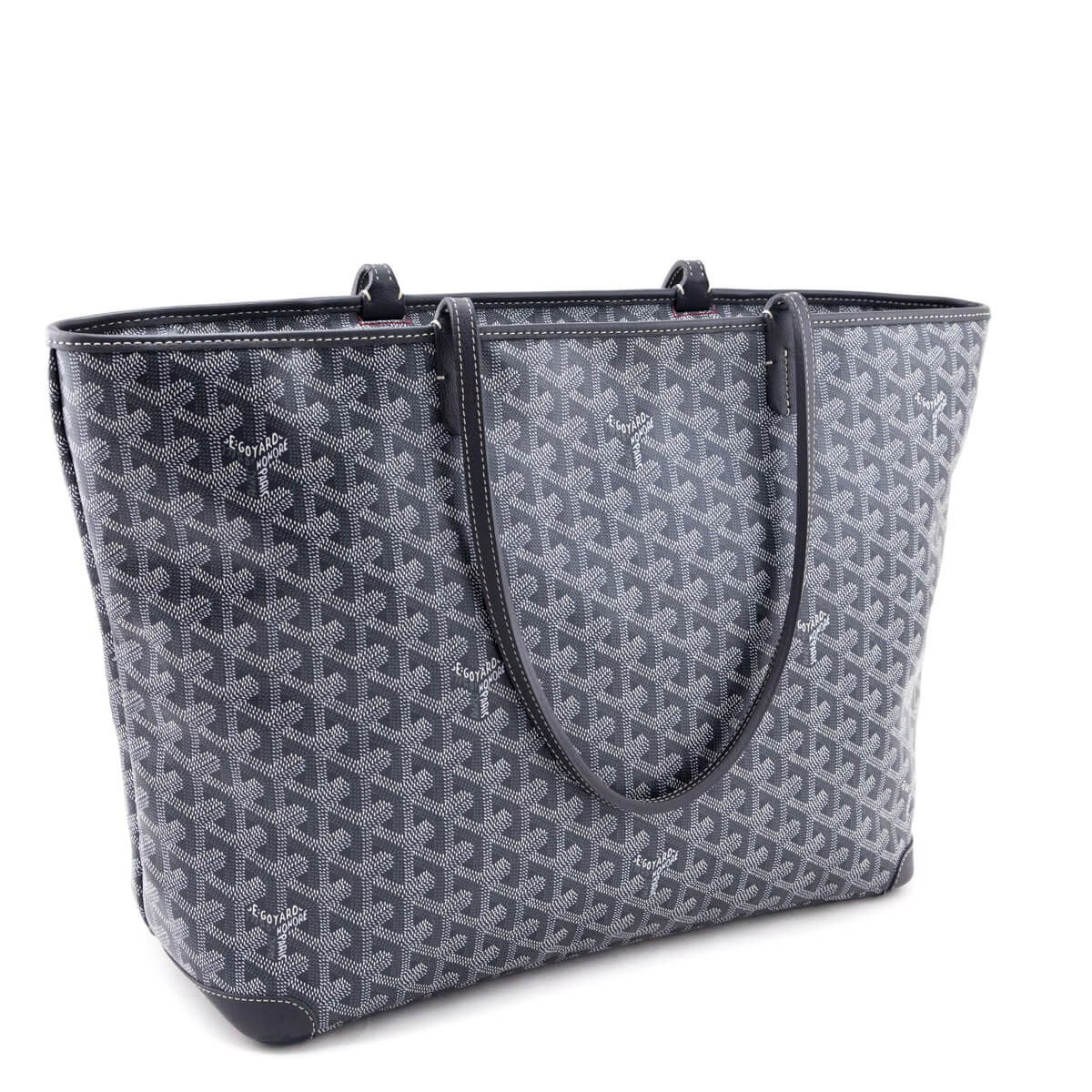 Goyard Gray Goyardine Artois MM Tote - Love that Bag etc - Preowned Authentic Designer Handbags & Preloved Fashions