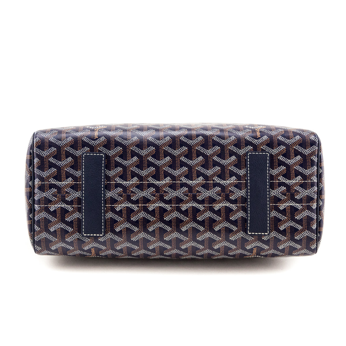 Goyard Navy Goyardine Rouette PM - Love that Bag etc - Preowned Authentic Designer Handbags & Preloved Fashions