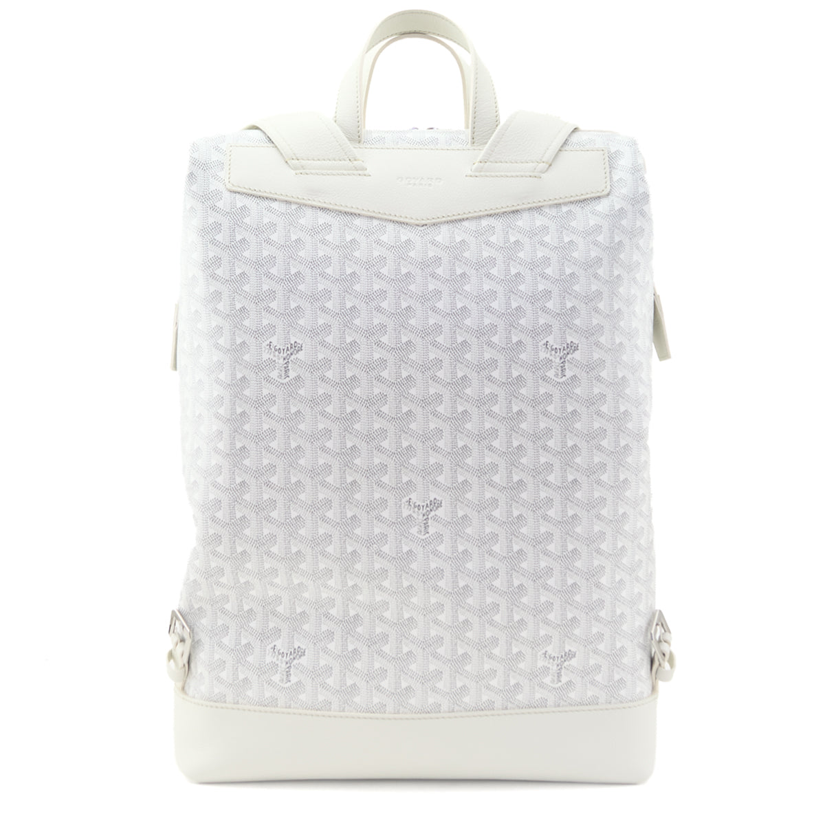 Goyard White Goyardine Calfskin Cisalpin Backpack - Love that Bag etc - Preowned Authentic Designer Handbags & Preloved Fashions
