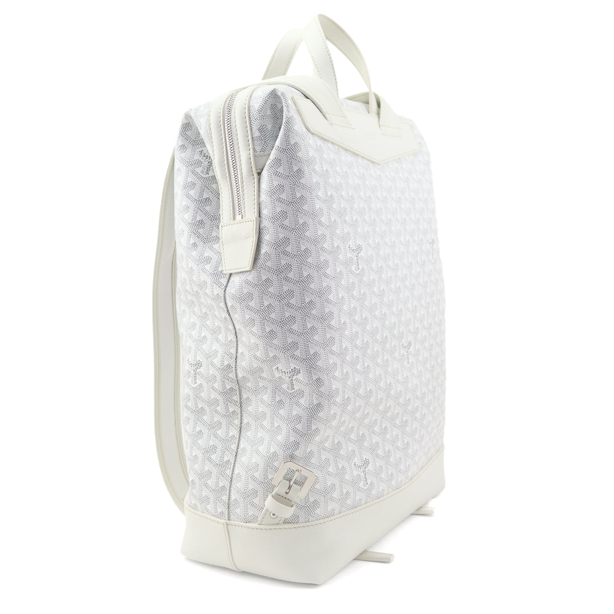 Goyard White Goyardine Calfskin Cisalpin Backpack - Love that Bag etc - Preowned Authentic Designer Handbags & Preloved Fashions